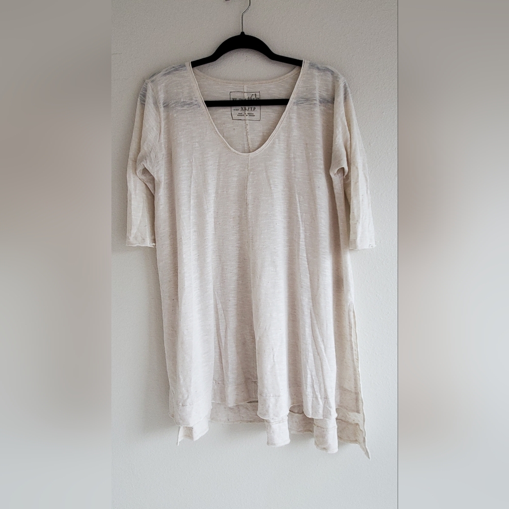 We The Free Cream Long Sleeve Top